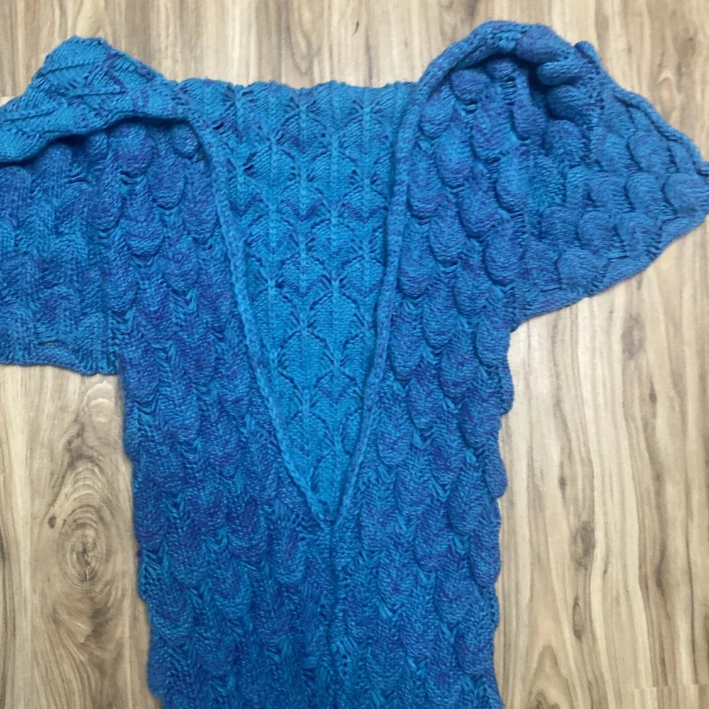 Mermaid Tail Blanket Throw Afghan Teen 70